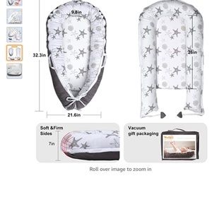 Viviland Baby Lounger Cover, Baby Nest Cover, Pillow Cover for 0-24 Months